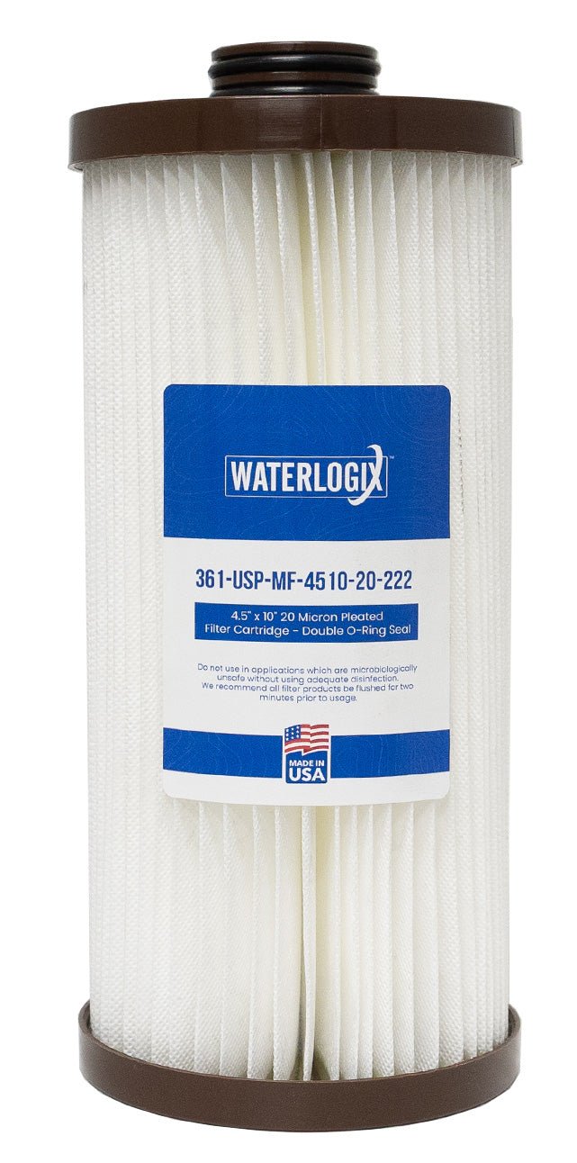 US Water Magna 4.5" x 10" 20 Micron Replacement Cartridge | 222 Seal - US Water Systems