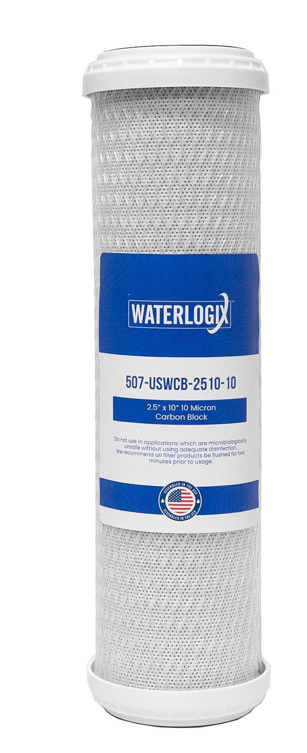 10" Carbon Block Filter Cartridge - Made in USA - Universal Fit - US Water Systems