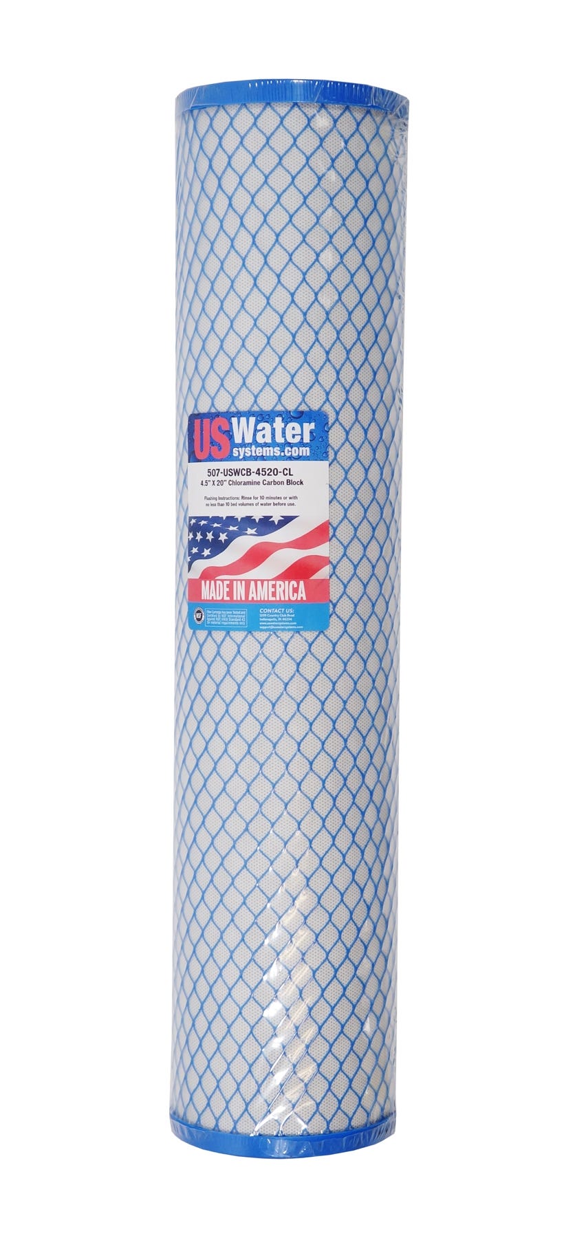 US Water Chloramine Carbon Block Filter | USWCB-4520-CL