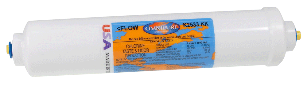 Omnipure 3/8" QC GAC Replacement Filter | K2533KK