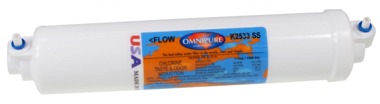 Omnipure Inline GAC Filter - K2533-SS