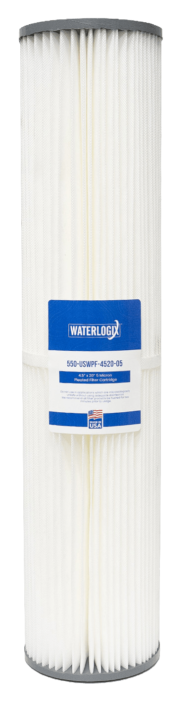 US Water 4.5" x 20" Pleated Filter Cartridge 5 Micron - US Water Systems