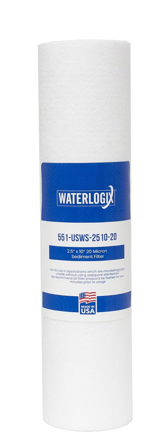 US Water Systems Spun Poly Sediment Filter 2.5" x 10" 20 Micron - US Water Systems