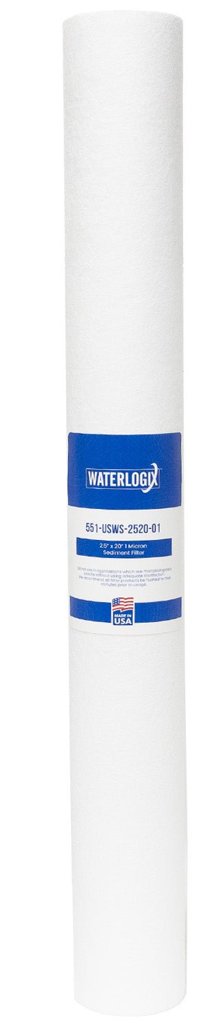 US Water Systems Spun Poly Sediment Filter 2.5" x 20" 1 Micron - US Water Systems