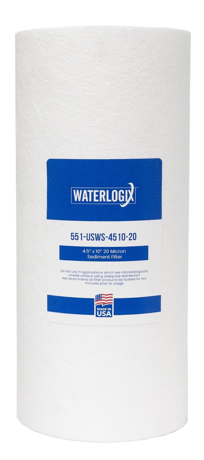 US Water Systems Spun Poly Sediment Filter 4.5" x 10" 20 Micron - US Water Systems