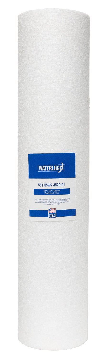 US Water Systems Spun Poly Sediment Filter 4.5" x 20" 1 Micron - US Water Systems