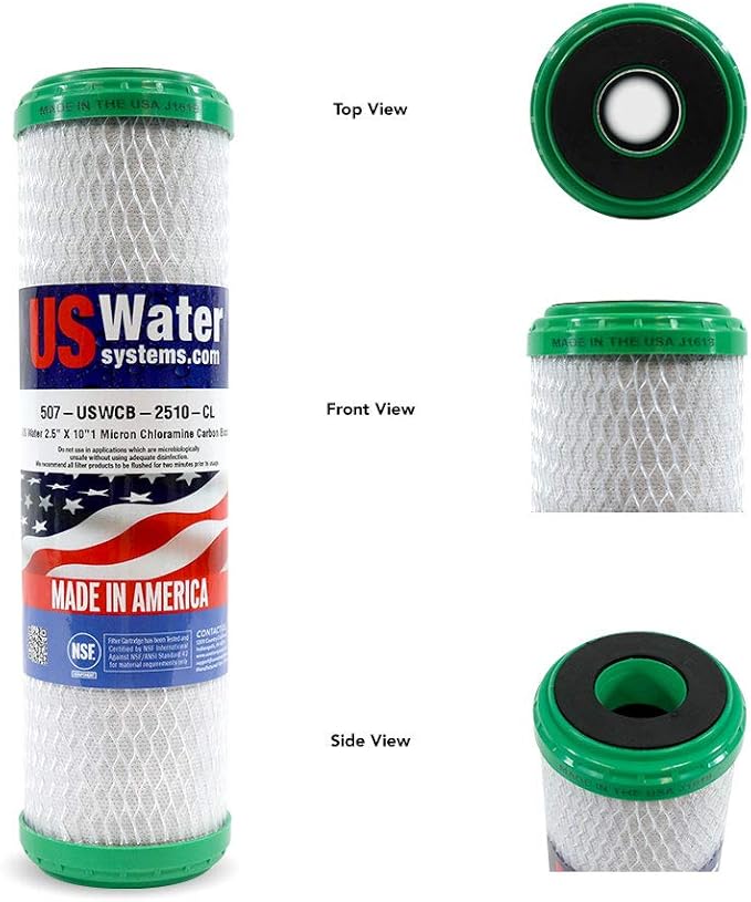 US Water Chloramine Carbon Block Filter | USWCB - 2510 - CL - US Water Systems