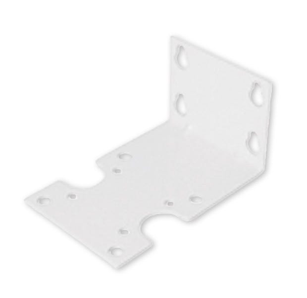 White Single Mounting Bracket For 10" & 20" Filter Housings | FM-20W