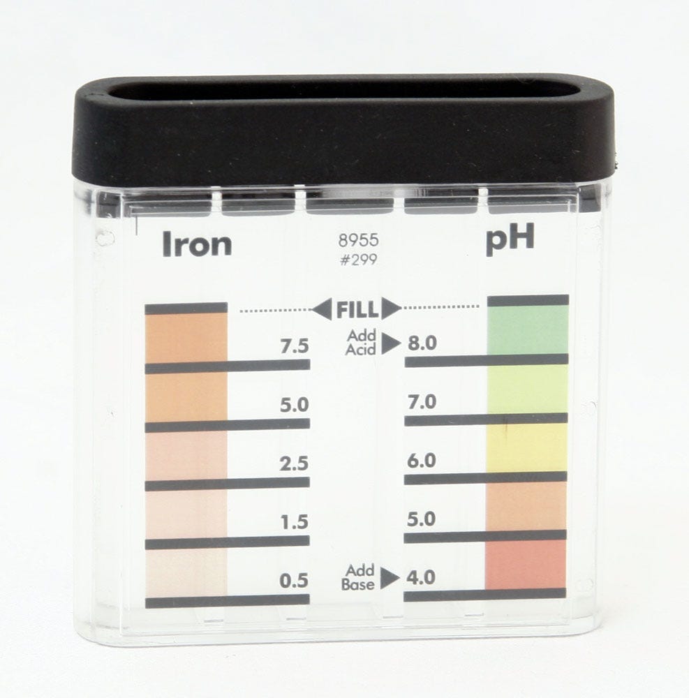 Dual Test Stand, pH & Iron for Pro Products Spectrum Line