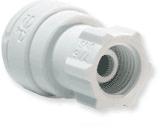 John Guest 1/4" Quick Connect x 7/16 UNS Faucet Connector Fitting