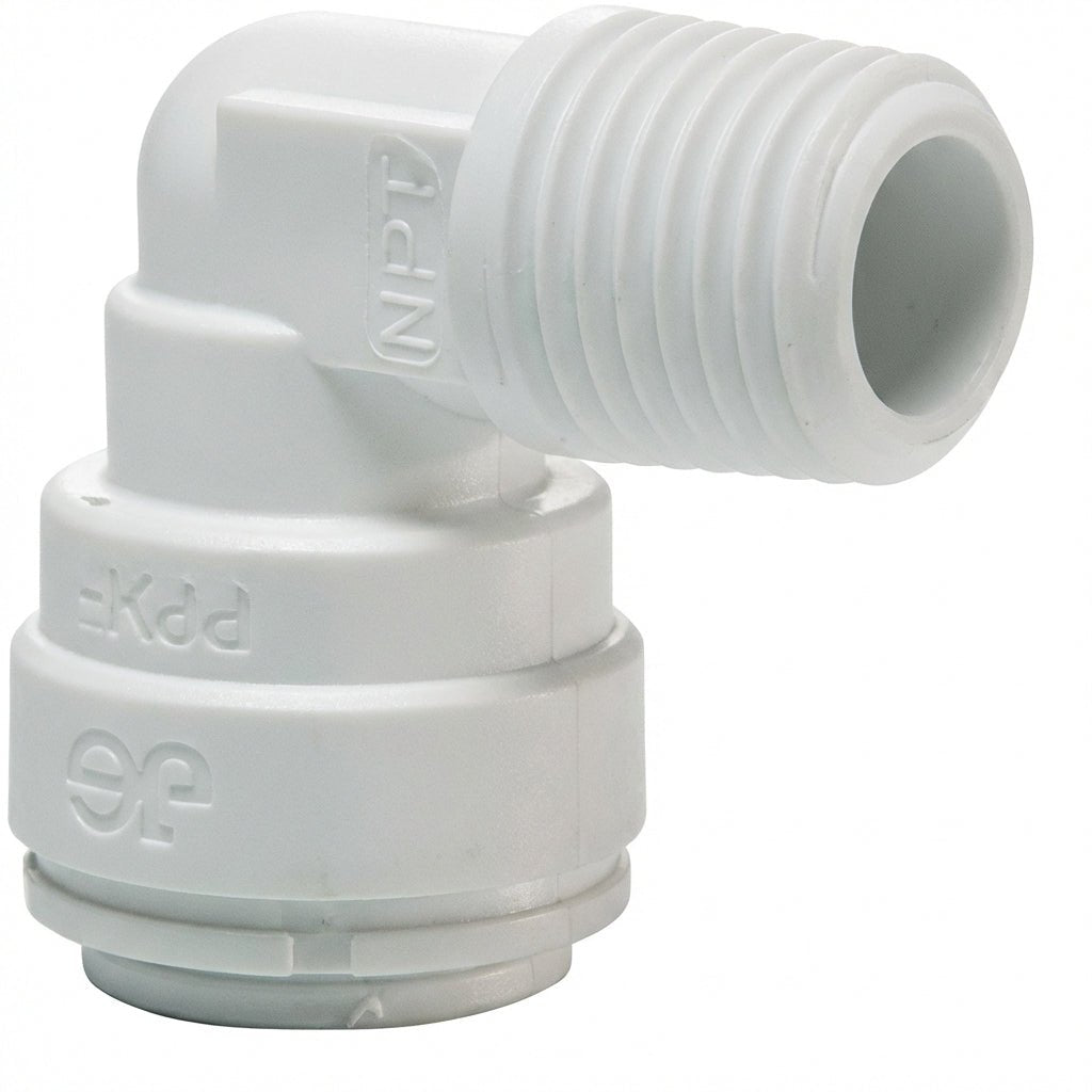 1/4" x 1/4" MPT John Guest Quick Connect Ell - US Water Systems
