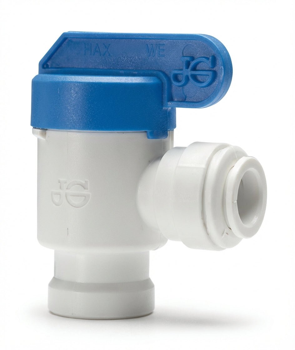 John Guest 3/8" Quick Connect x 1/4" FPT John Guest Elbow Valve - US Water Systems