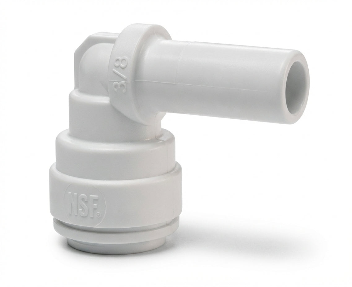 3/8" Stem x 3/8" Tube John Guest Quick Connect Elbow - US Water Systems