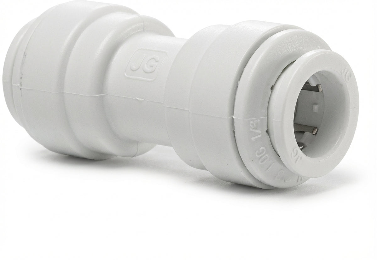1/2" John Guest Quick Connect Union Connector Fitting | PP0416W - US Water Systems