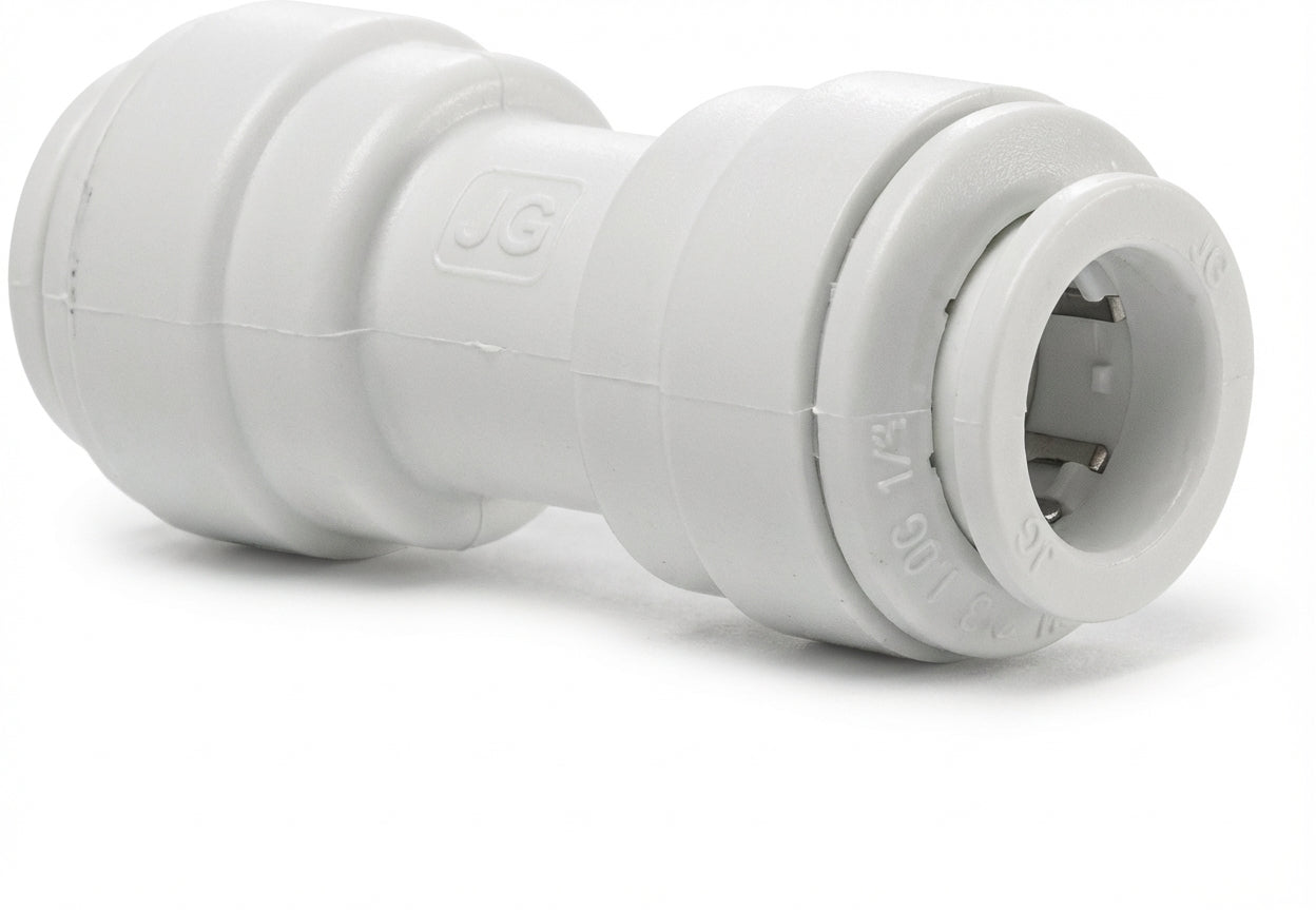 1/2" John Guest Quick Connect Union Connector Fitting | PP0416W - US Water Systems