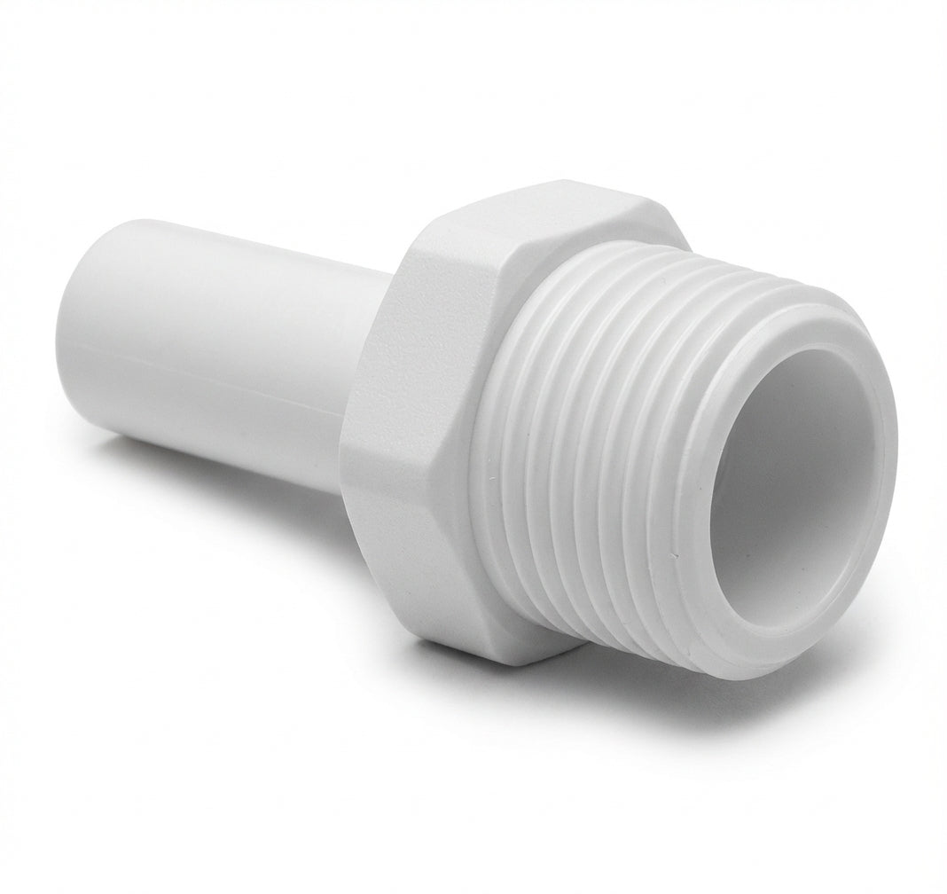 1/2" John Guest Stem x 1/2" MPT Fitting - US Water Systems