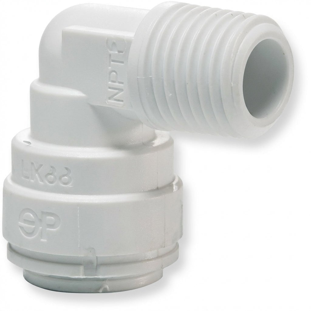1/4" x 3/8" MPT John Guest Quick Connect Ell - US Water Systems