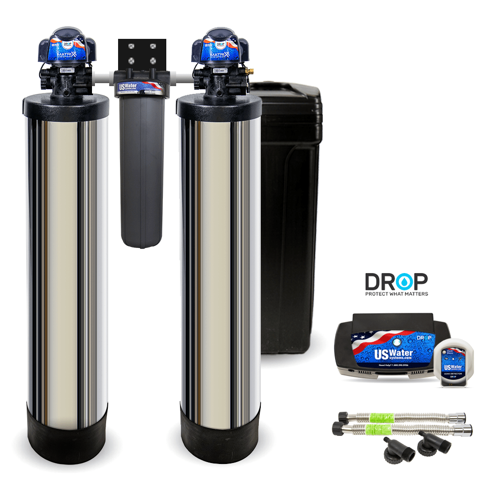 Whole Home Filtration & Salt Based Softener W/ Drop – US Water Systems