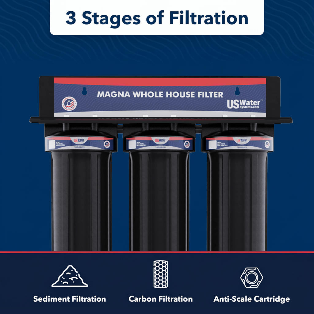 Magna Compact Whole House Water Filter - US Water Systems