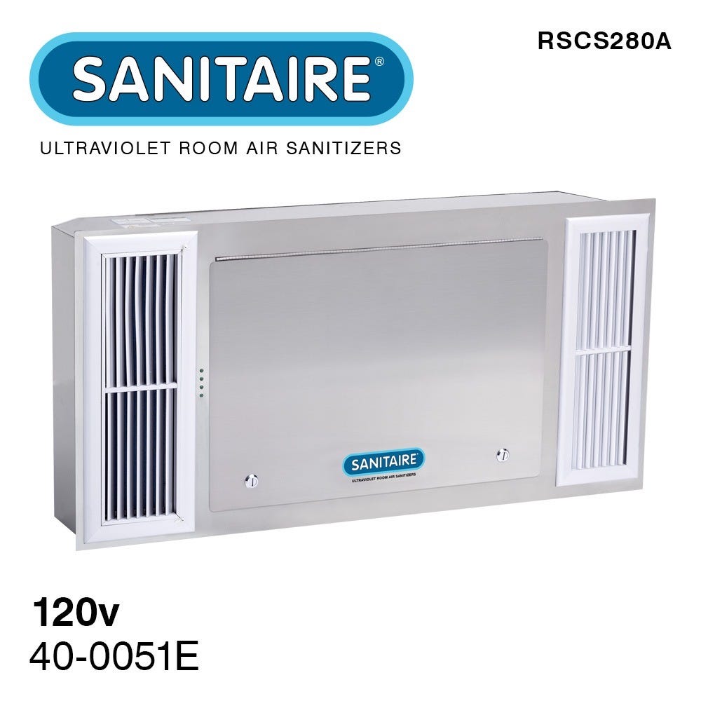 Sanitaire RSCS280A Recessed Ceiling Mount UV-C Air Sanitizer