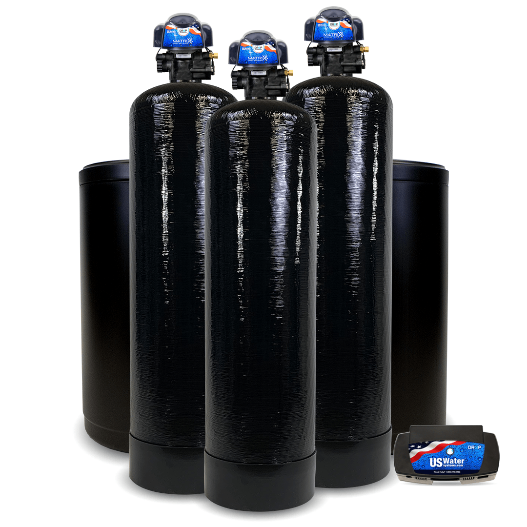 Matrixx Drop 1" Smart Commercial Water Softening System - US Water Systems