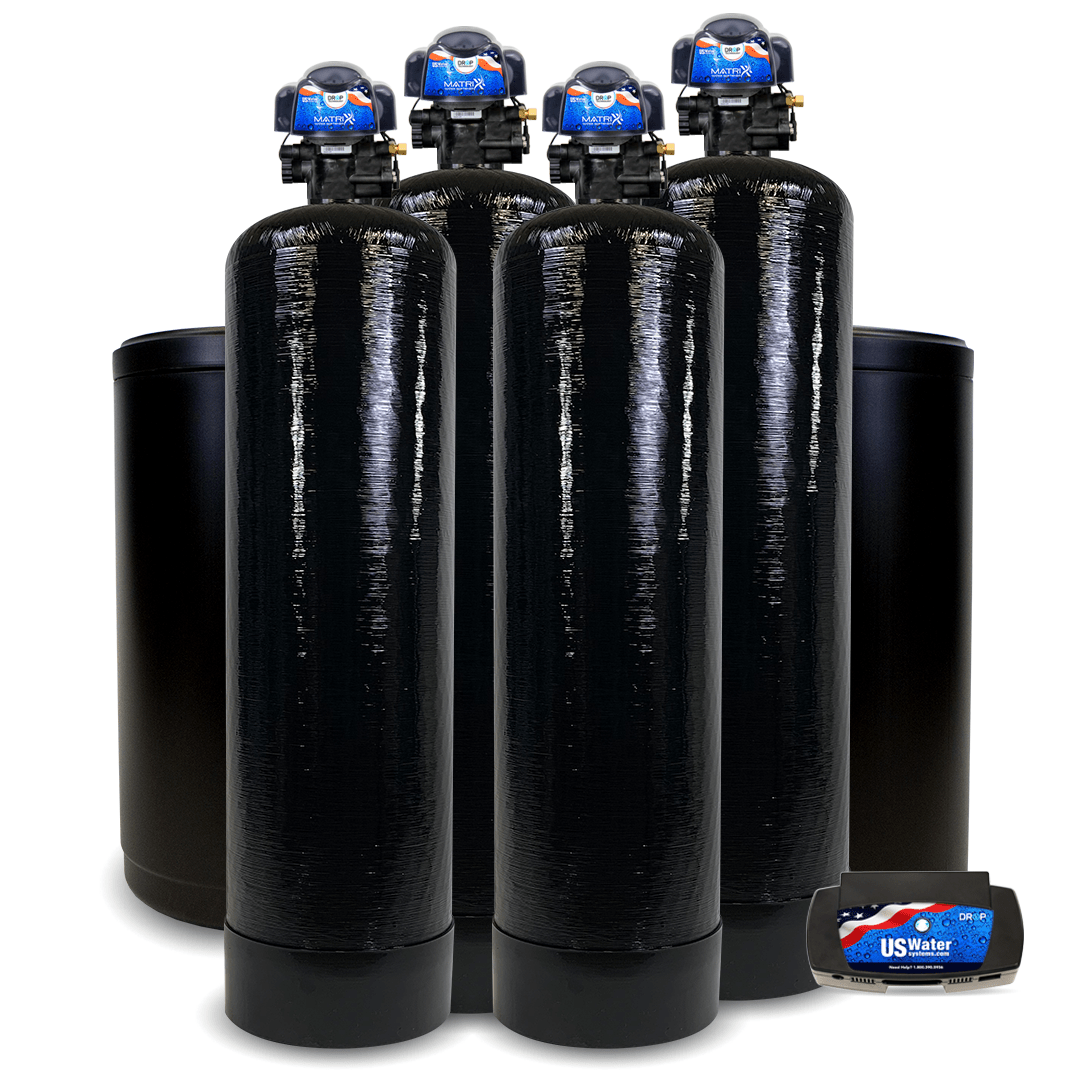 Matrixx Drop 1" Smart Commercial Water Softening System - US Water Systems