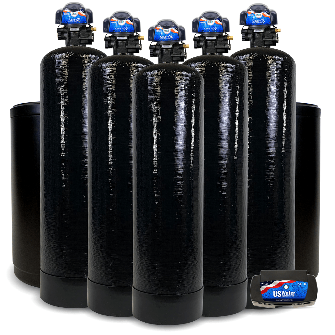 Matrixx Drop 1" Smart Commercial Water Softening System - US Water Systems
