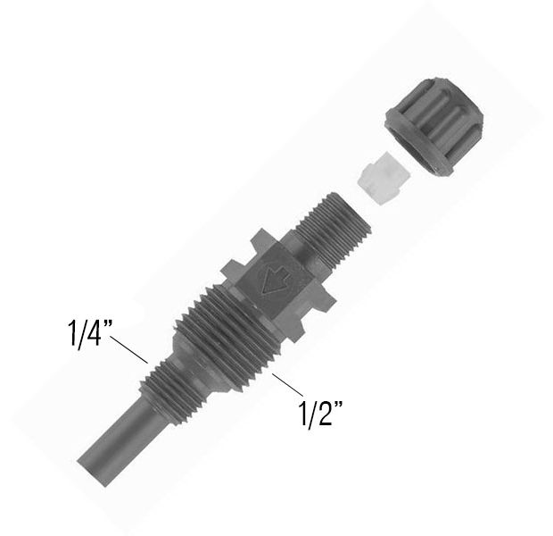 Stenner Santoprene Replacement Injection Duckbill Check valve - 1/4" - 5 Pack | MCDBINJ
