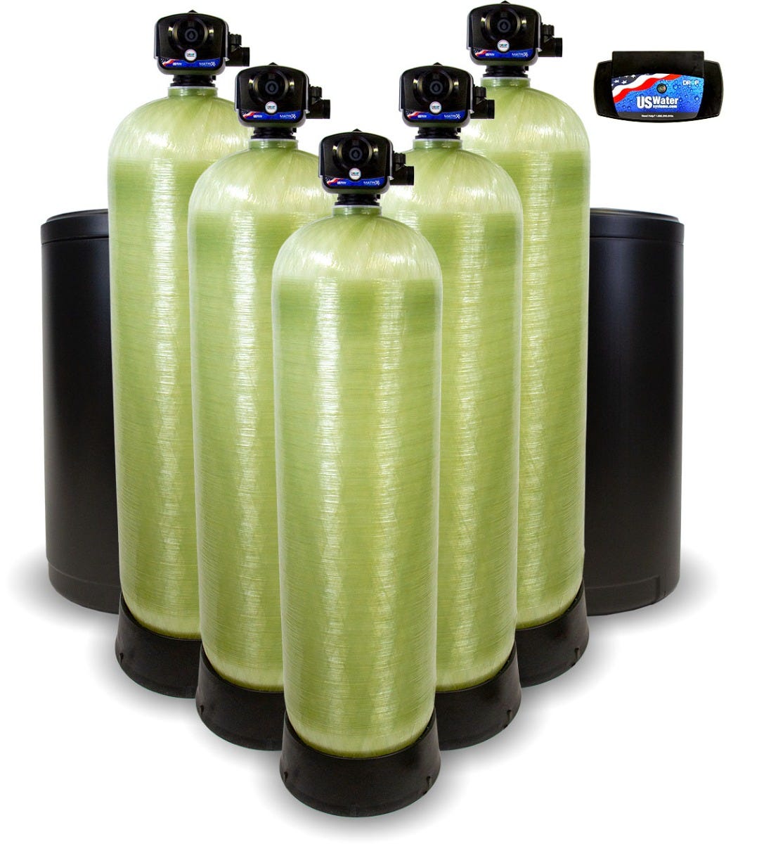 Matrixx Drop 1.5" Smart Commercial Water Softening System - US Water Systems
