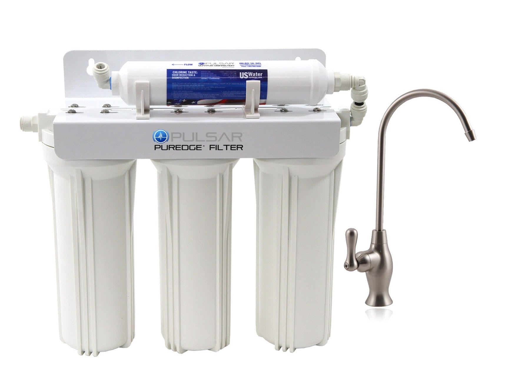 US Water PurEdge4 Four-Stage Drinking Water Purification System