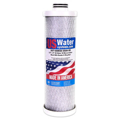 US Water Systems Carbon Block Filter 2.5 x 9 Double O-Ring Seal